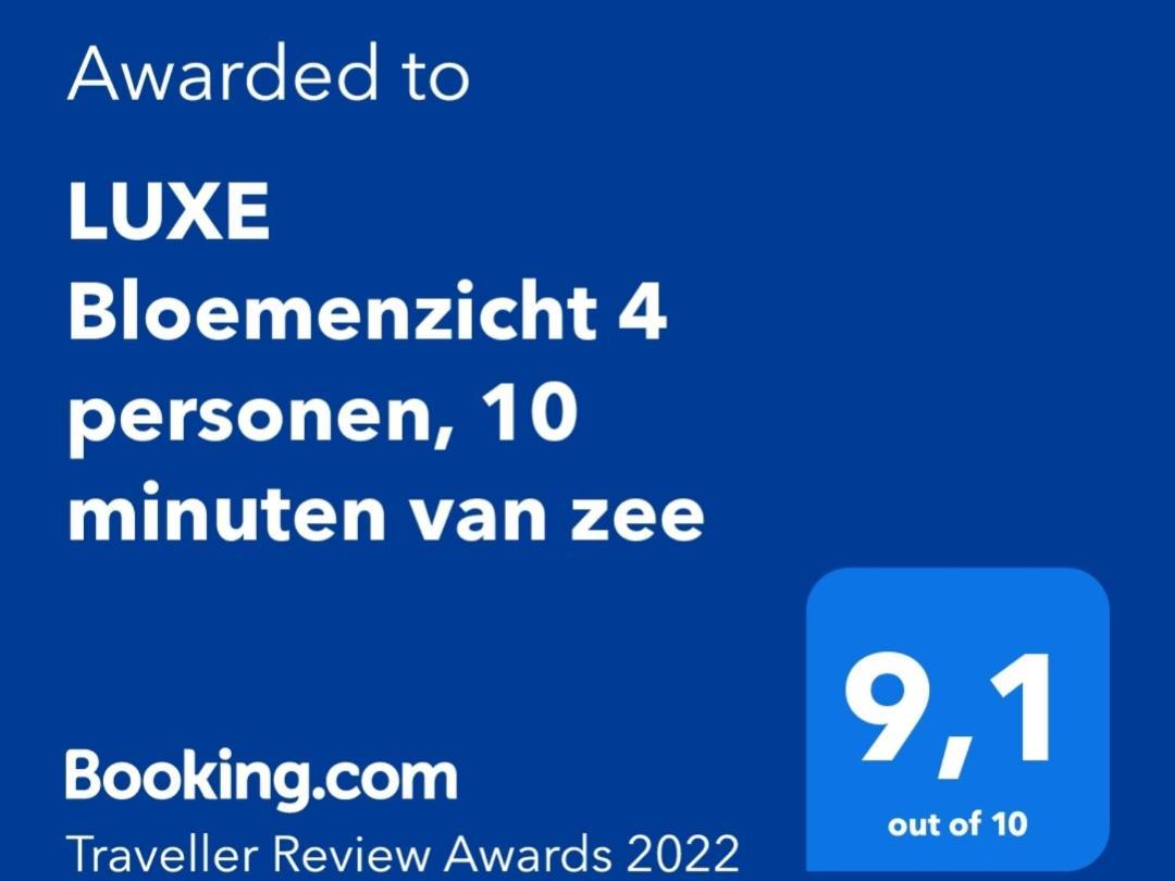 Luxe Bloemenzicht 4 Personen, Bnb, 10 Minuten Van Zee Breezand Exteriör bild