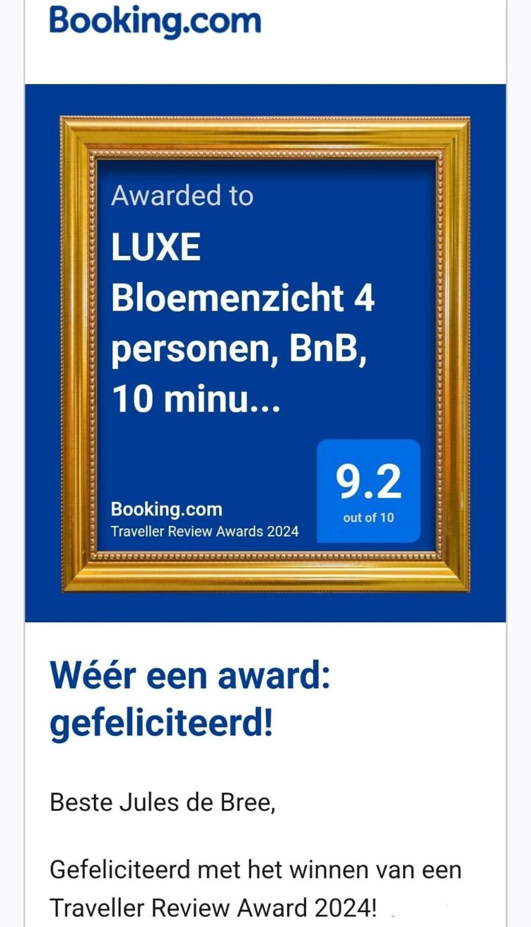 Luxe Bloemenzicht 4 Personen, Bnb, 10 Minuten Van Zee Breezand Exteriör bild